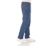 Wrangler - Texas Stretch - Jeans - Blauw/Grijs/Zwart - Katoen/Elastaan