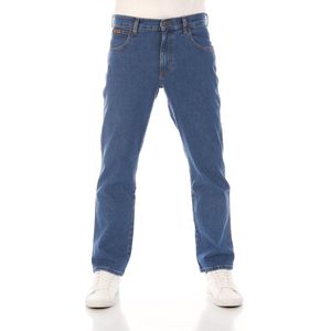 Wrangler - Texas Stretch - Jeans - Blauw/Grijs/Zwart - Katoen/Elastaan