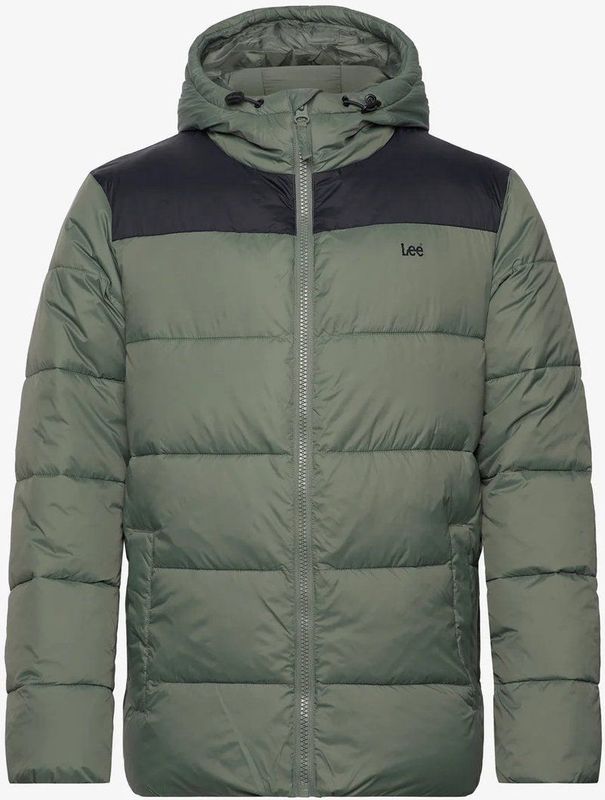 Lee Jeans - Puffer Jacket - Fort Green - Katoen