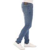 Lee Heren Jeans Broeken Luke Slim Tapered tapered Fit Blauw Volwassenen Denim Jeansbroek