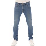 Lee Heren Jeans Broeken Luke Slim Tapered tapered Fit Blauw Volwassenen Denim Jeansbroek