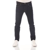 Lee Heren Jeans Broeken Luke Slim Tapered tapered Fit Blauw Volwassenen Denim Jeansbroek