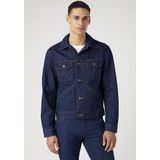 Wrangler - Denim Jack - Donkerblauw - 100% Katoen
