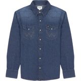 Wrangler - 27mw Overhemd - Donkerblauw - 100% Katoen