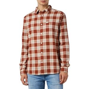 Wrangler Herenshirt, Leder Brown​, L