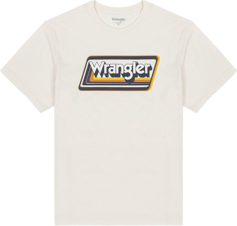 Wrangler - GRAPHIC T-shirt - WORN IN WHITE - Katoen