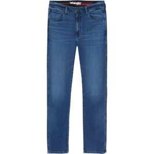 Wrangler - Larston - Jeans - Blauw - Hoogwaardige Stretch Denim