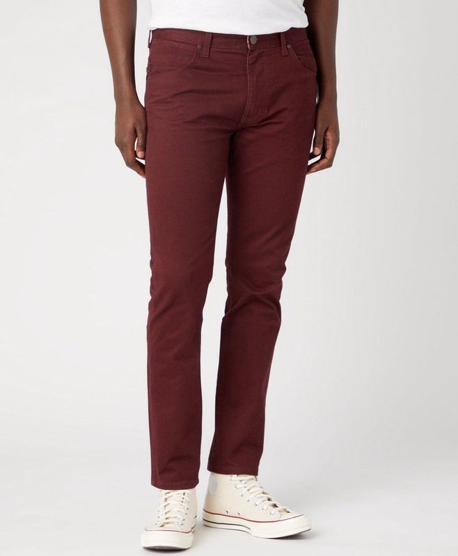 Wrangler - Larston - Heren Slim-fit Broek - Dahlia