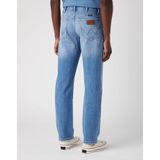 Wrangler - Jeans - Blauw - Katoen