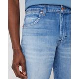 Wrangler - Jeans - Blauw - Katoen