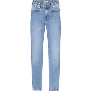 WRANGLER HIGH SKINNY BLAU LOVE SKINNY JEANS-DAMEN