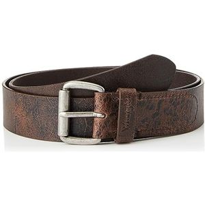 Wrangler Riem met rolgesp voor heren, Bruin, 105