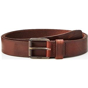 Wrangler Leren riem voor heren, Bruin, 110