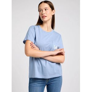 Shirt - Jersey - Ronde Hals - Logoprint - Normale Pasvorm - Kwartmouw