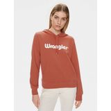 Wrangler - Burnt Sienna - Sweater - 100% Katoen