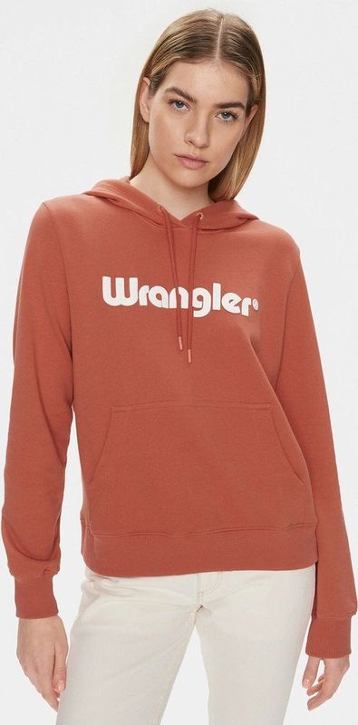 Wrangler - Burnt Sienna - Sweater - 100% Katoen