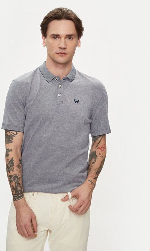 Wrangler - Refined T-shirt - Navy - Katoen