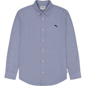 Wrangler - 112350481 - Overhemd - Lichtblauw - Met Lange Mouwen