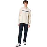 Wrangler - Logo Sweatshirt - Crème - Katoen