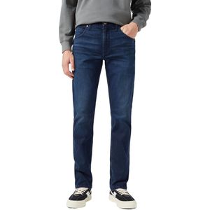 Wrangler - Greensboro - Jeans - Donkerblauw - Katoenmix