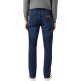 Wrangler Heren Jeans Broeken GREENSBORO regular/straight Fit Blauw Volwassenen