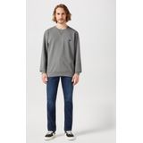 Wrangler Heren Jeans Broeken GREENSBORO regular/straight Fit Blauw Volwassenen