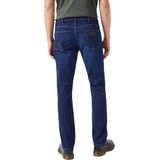 Wrangler Heren Jeans Broeken GREENSBORO regular/straight Fit Blauw Volwassenen