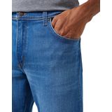 Wrangler Heren Jeans Broeken TEXAS regular/straight Fit Blauw Volwassenen
