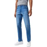 Wrangler Heren Jeans Broeken TEXAS regular/straight Fit Blauw Volwassenen