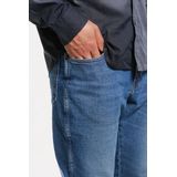 Wrangler River Heren Tapered Fit Jeans Blauw