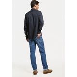 Wrangler River Heren Tapered Fit Jeans Blauw