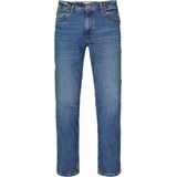 Wrangler River Heren Tapered Fit Jeans Blauw