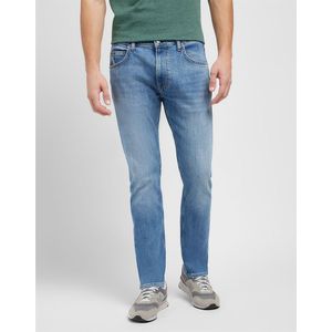 Jeans - Slim Straight - Blauw - 92% Katoen, 6% Elastomultiester, 2% Elastaan