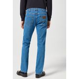 Wrangler - Jeans - Blauw - Katoen