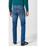 Wrangler - Jeans - Blauw - Katoen