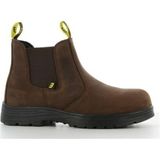 Safety Jogger - Jackman Mid S3 - Werkschoenen - Bruin - Leren Bovenwerk