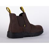 Safety Jogger - Jackman Mid S3 - Werkschoenen - Bruin - Leren Bovenwerk