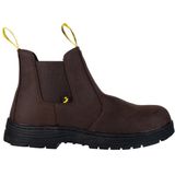 Safety Jogger - Jackman Mid S3 - Werkschoenen - Bruin - Leren Bovenwerk
