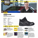Safety Jogger - Cador - Werkschoenen - Zwart - Stalen Neus - Antiperforatie