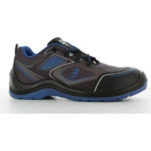 Safety Jogger - Flow S1P Low - Werkschoenen - Zwart - Mesh - Composiet Top