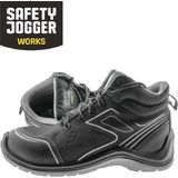 Safety Jogger - Flow S3 Mid - Werkschoenen - Zwart - Composiet Neus - ESD