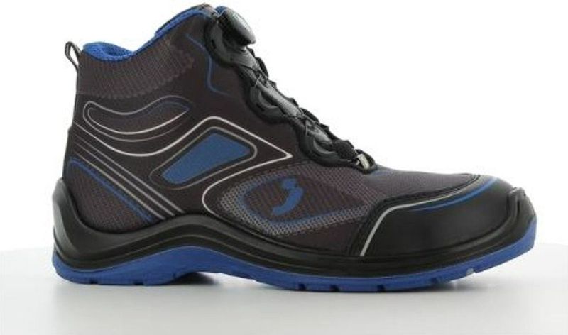Safety Jogger - Flow S1P Mid TLS - Werkschoenen - Zwart - Ademend Mesh - Antistatisch