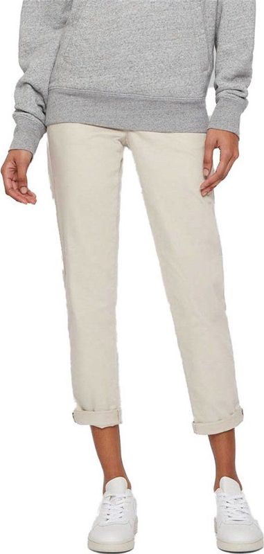 Dockers Weekend Regular Slim Ankle Fit Chino Broek Beige 26 Vrouw