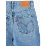 Levi'S - Ribcage Enkel - Jeans - Blauw - 99% Katoen 1% Elastaan