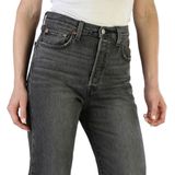 Levi'S - Ribcage Enkel - Jeans - Blauw - 99% Katoen 1% Elastaan