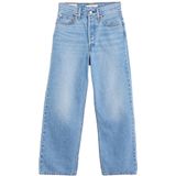 Levi'S - Ribcage Enkel - Jeans - Blauw - 99% Katoen 1% Elastaan