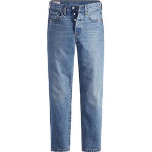 LEVI'S - Jeans 501® Crop - Denim - Blauw - Medium Indigo Worn