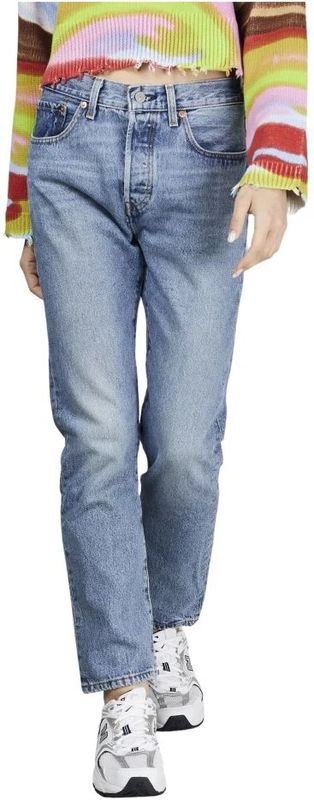 LEVI'S - Jeans 501® Crop - Denim - Blauw - Medium Indigo Worn