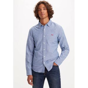 LEVI'S - Slim Oxford Hemd - Blauw - Katoen