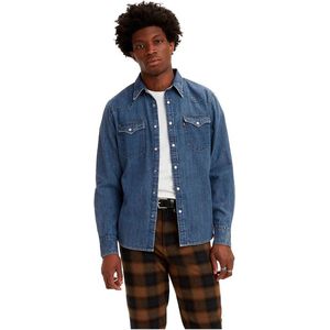 Levi's - Barstow Western Overhemd - Blauw - Katoen